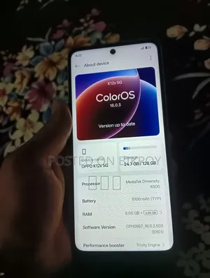 অপ্পো কে১২এক্স ১২৮ জিবি নীল
