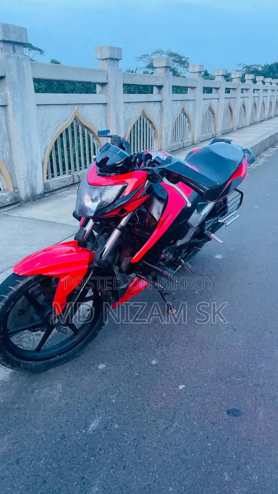 TVS Apache RTR 160 4V 2019 Red
