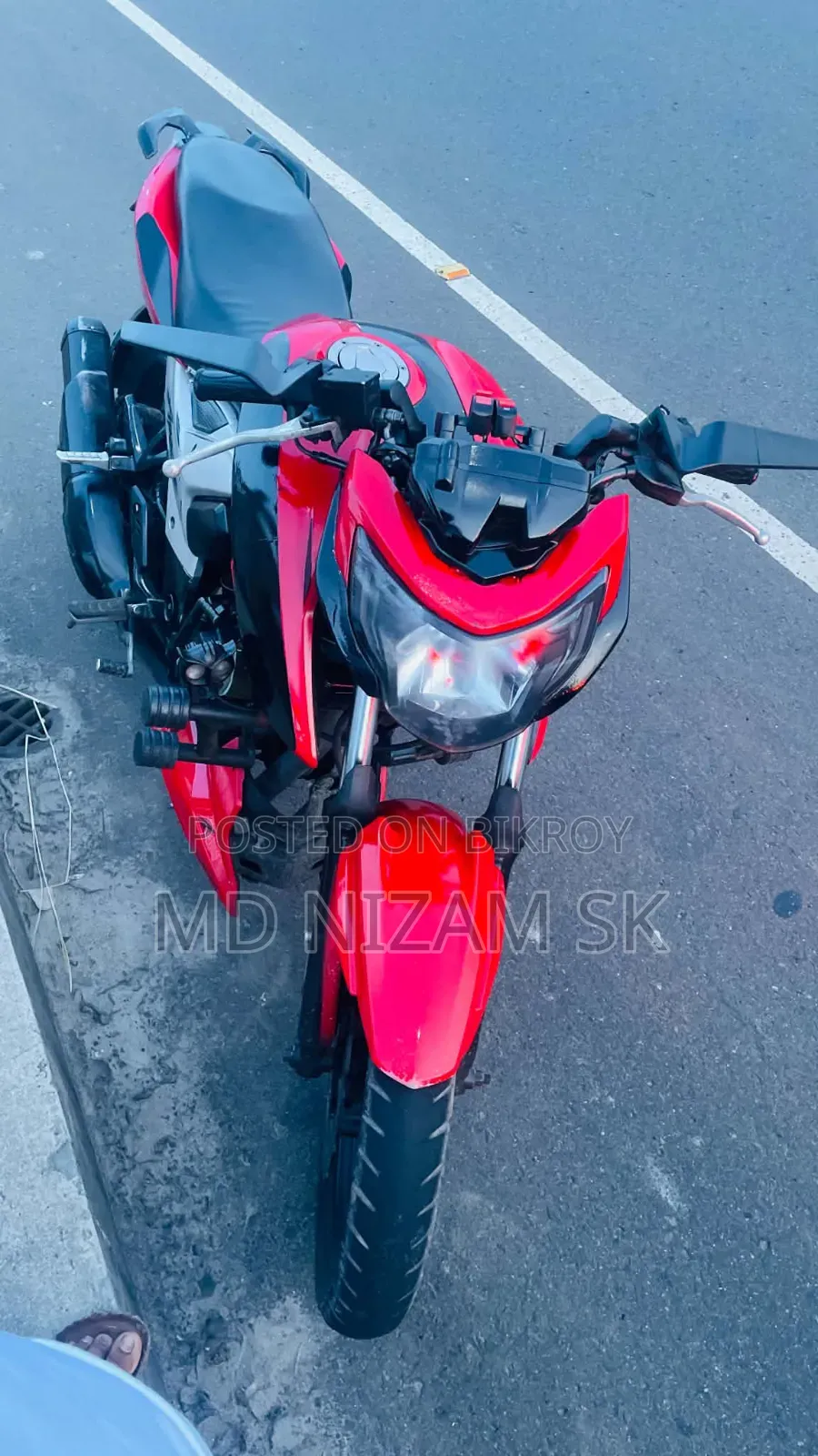 TVS Apache RTR 160 4V 2019 Red