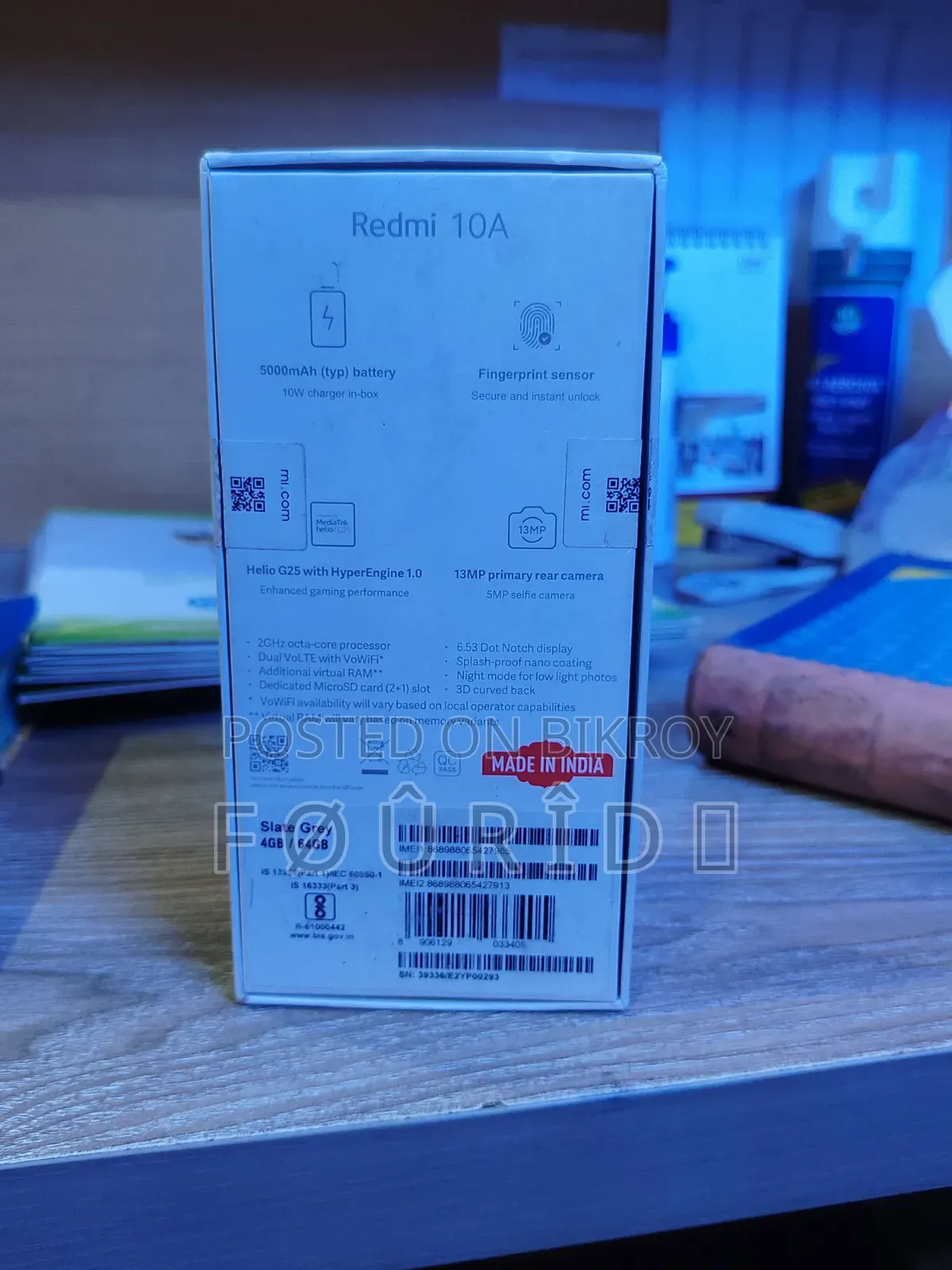 Xiaomi Redmi 10A 64 GB Silver