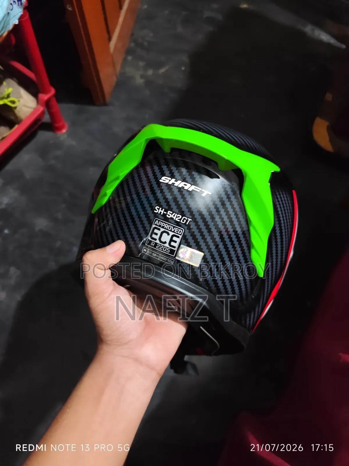 Used Helmet - Shaft 542gt
