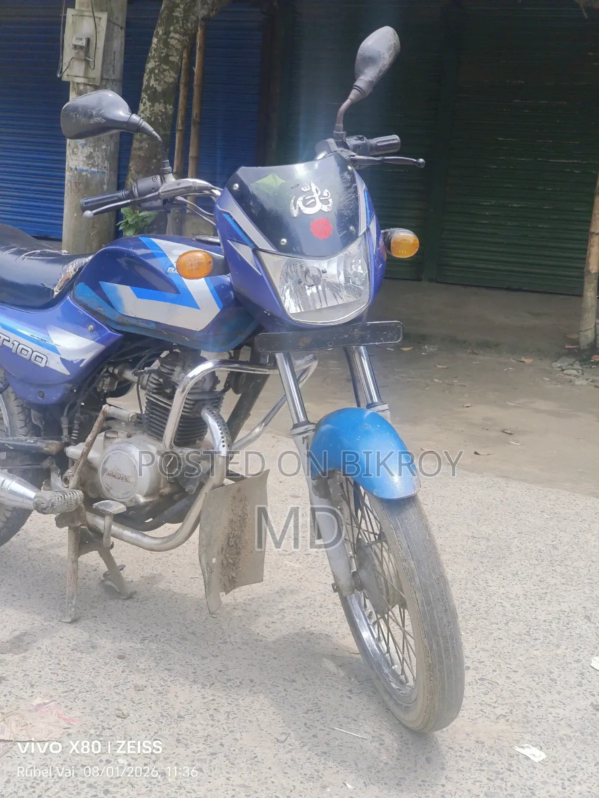 Bajaj CT 100 2014 Blue