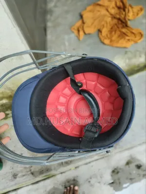 Cricket Helmet and Batting Pads