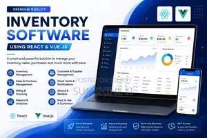 Premium Quality Inventory Software Using React Vue.js