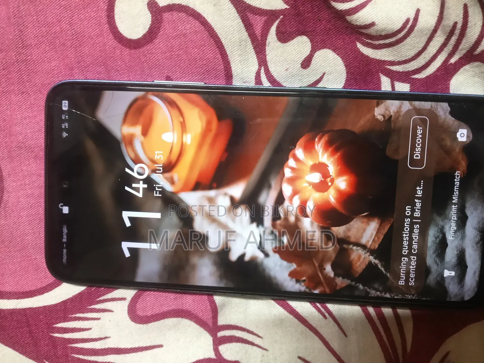নতুন ইনফিনিক্স হট ৬০আই ২৫৬ জিবি নীল