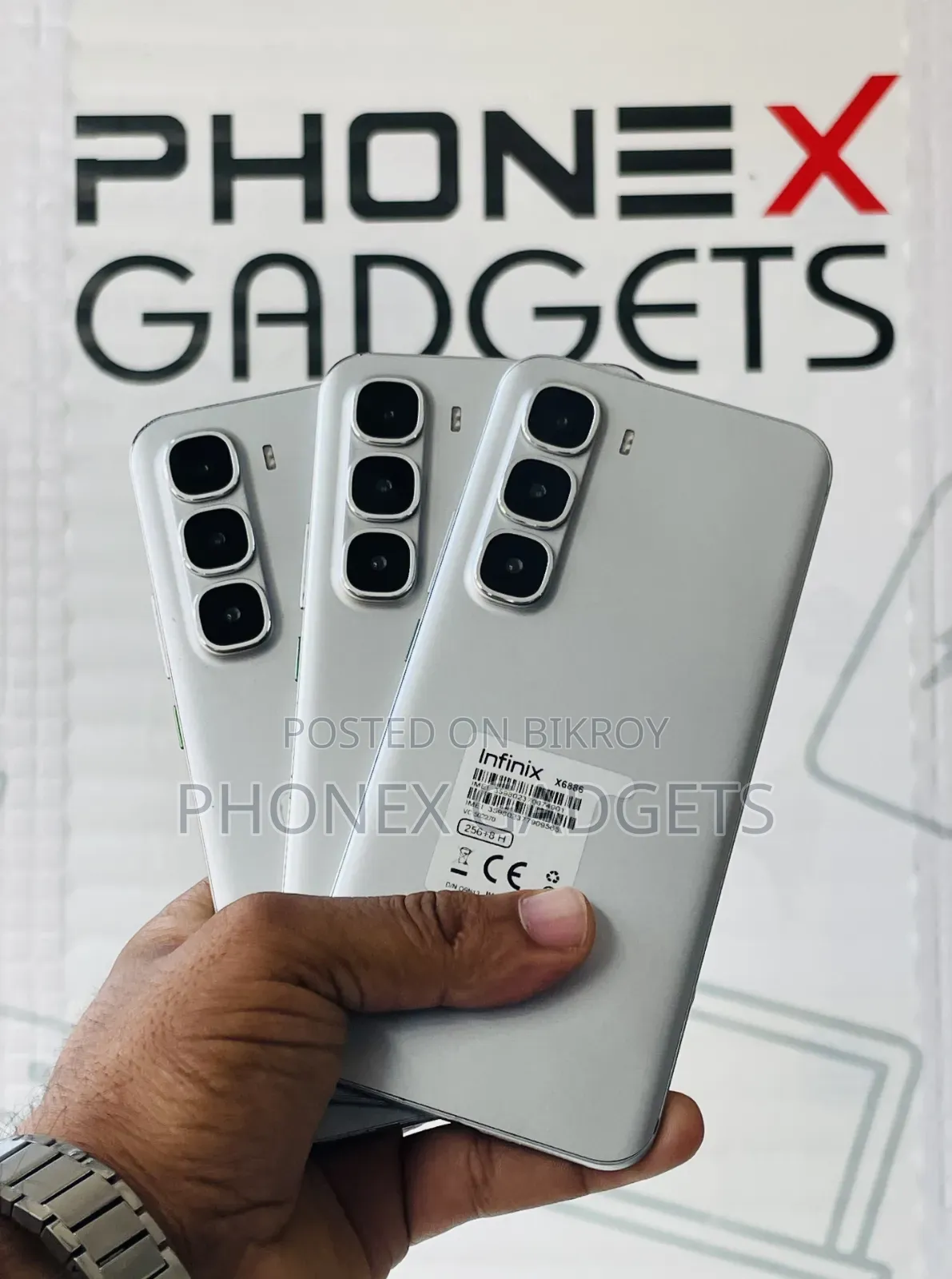 ইনফিনিক্স হট ৬০ প্রো+ ২৫৬ জিবি সিলভার