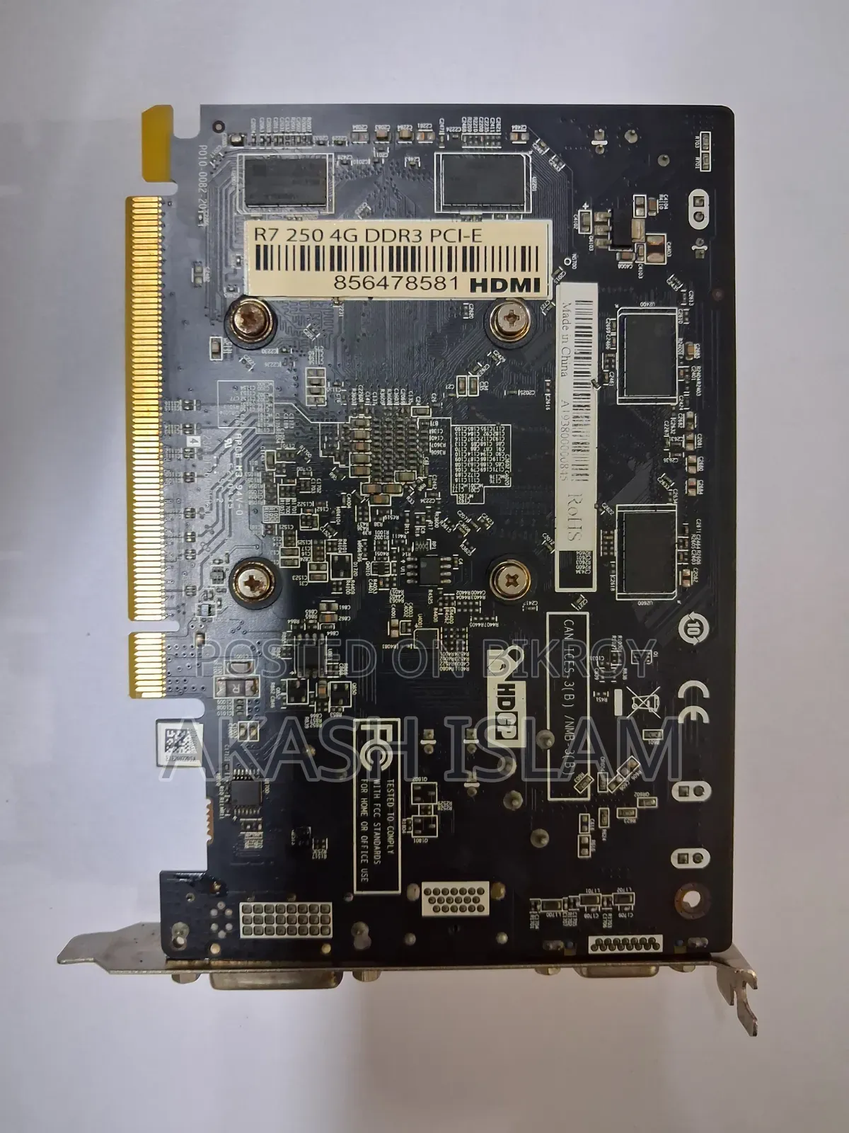Sapphire Amd Radeon R7 250 4gb DDR 3