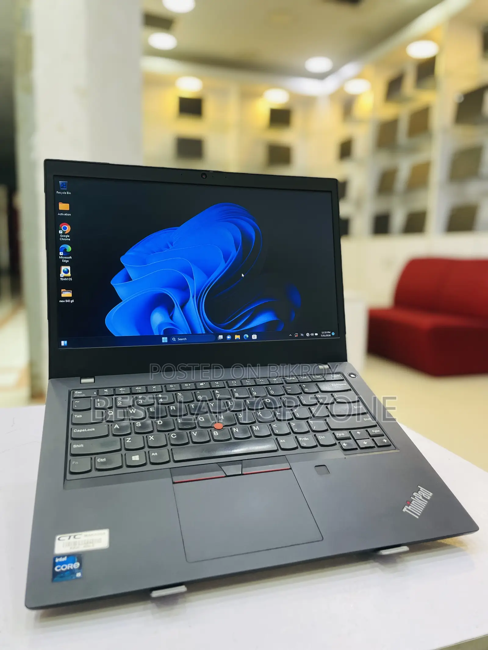 Laptop Lenovo 8GB Intel Core i5 SSD 256GB