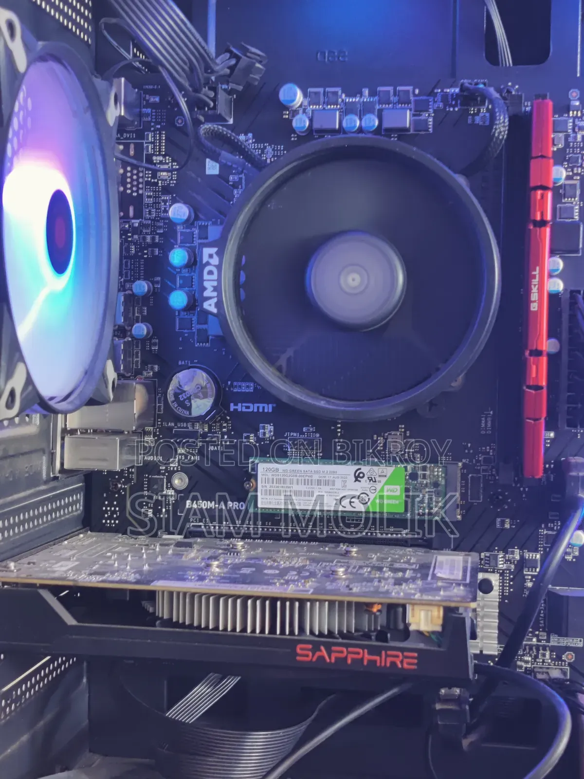 Desktop Computer Gigabyte 8GB AMD Ryzen 3 SSD 512GB
