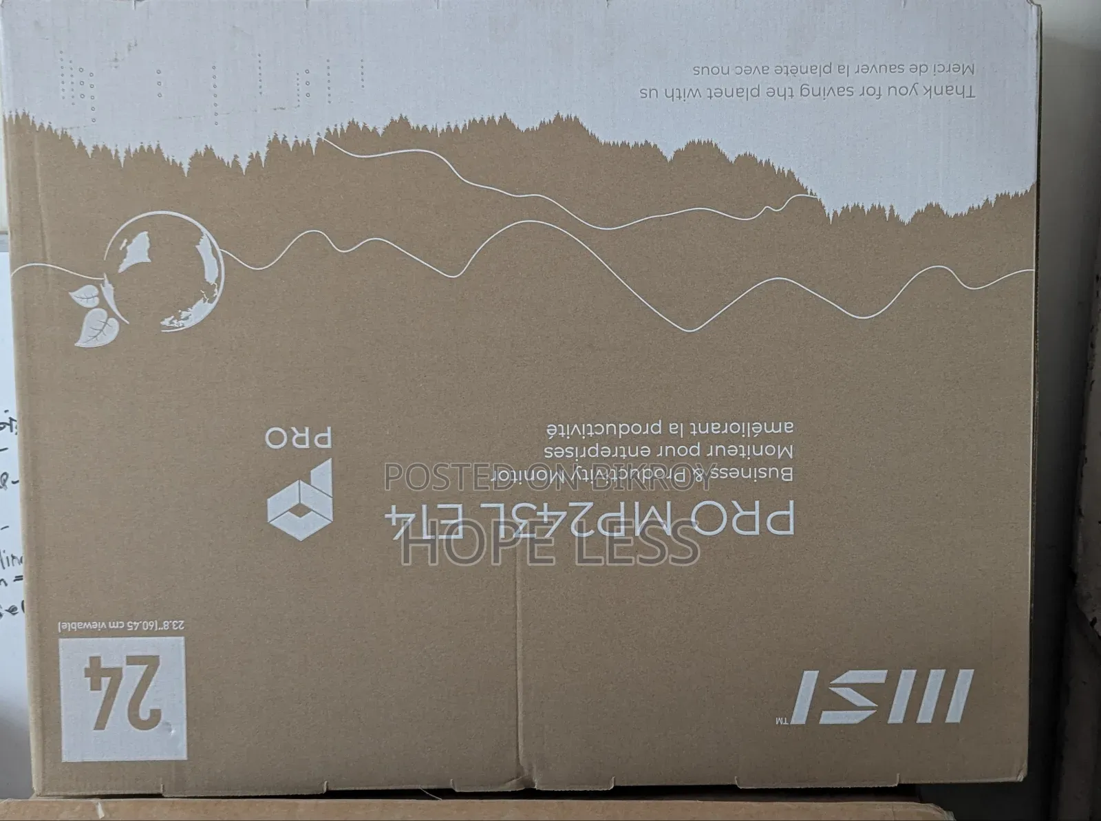 MSI PRO 23.8" 144Hz Gaming Monitor - Boxed