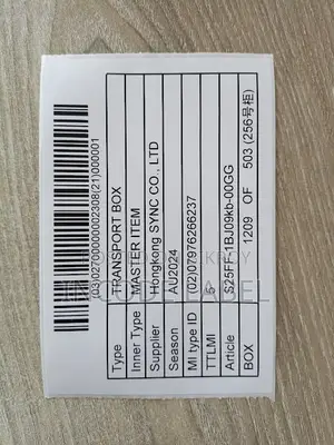 Barcode and Shipping Label Printing