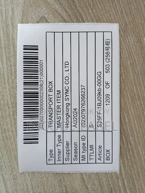 Barcode and Shipping Label Printing