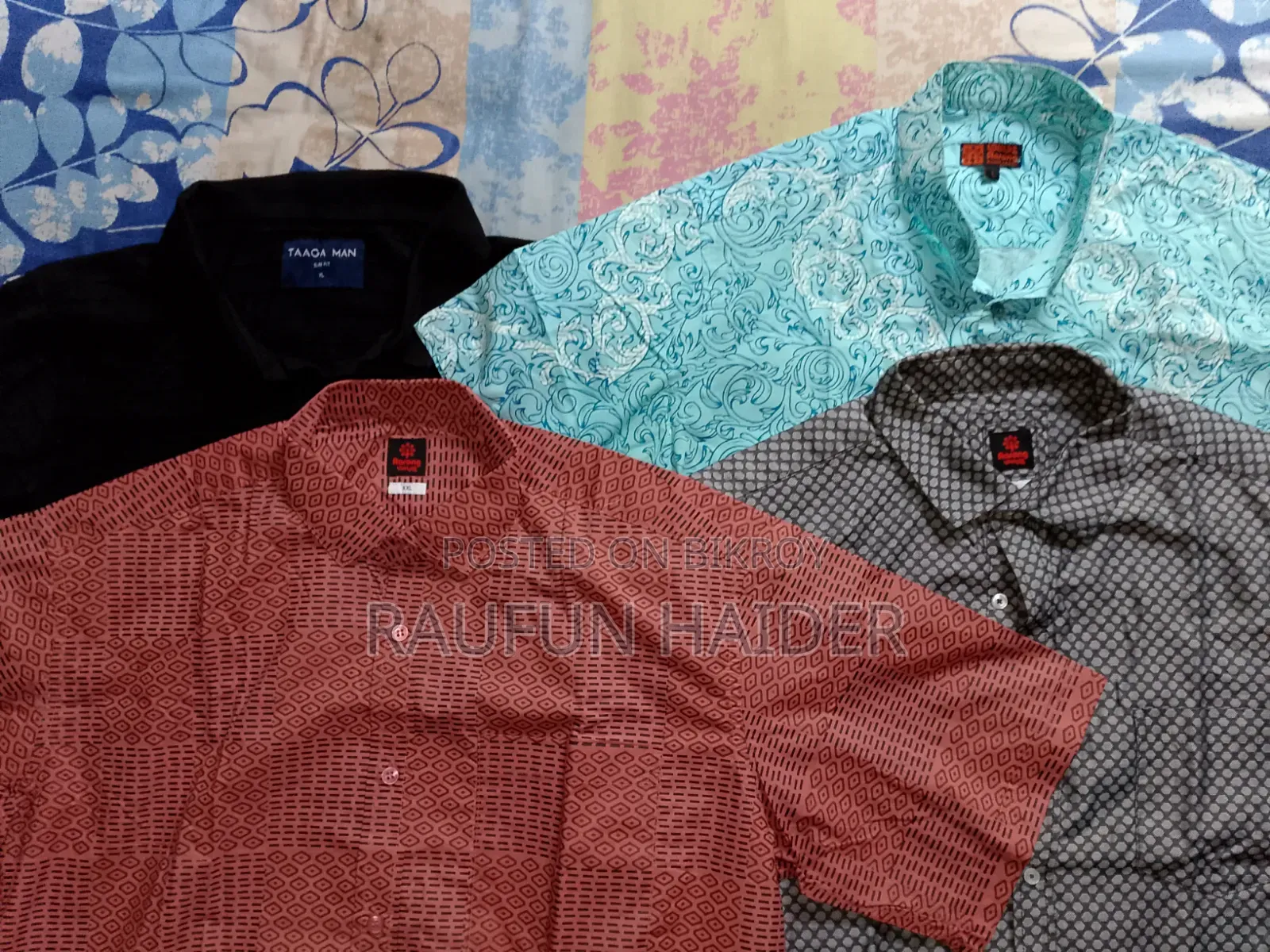 3 Aarong Shirts (One Brand New) and 1 T-Shirt.