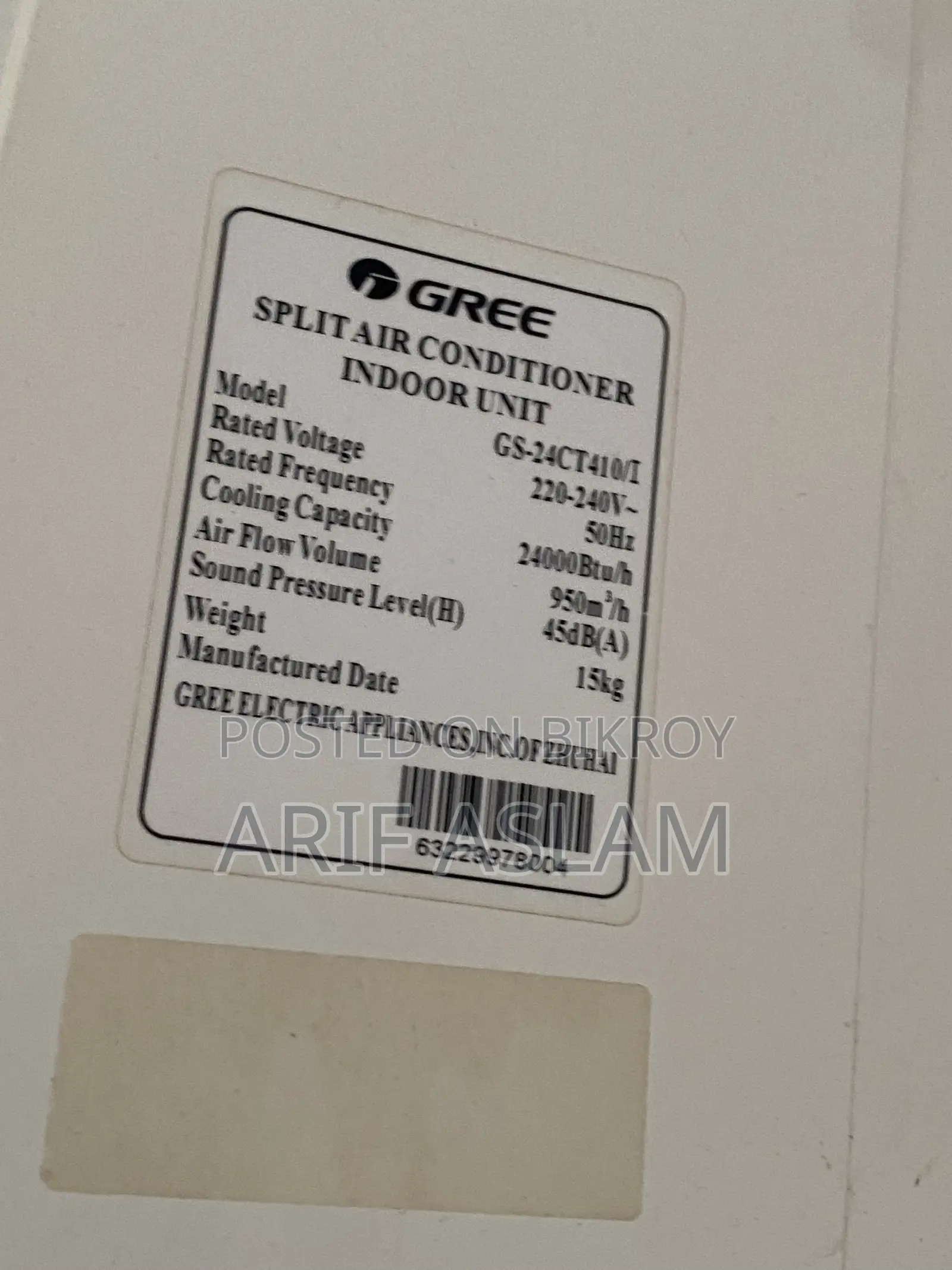 GREE 2 Ton Non-Inverter Split AC for Sale