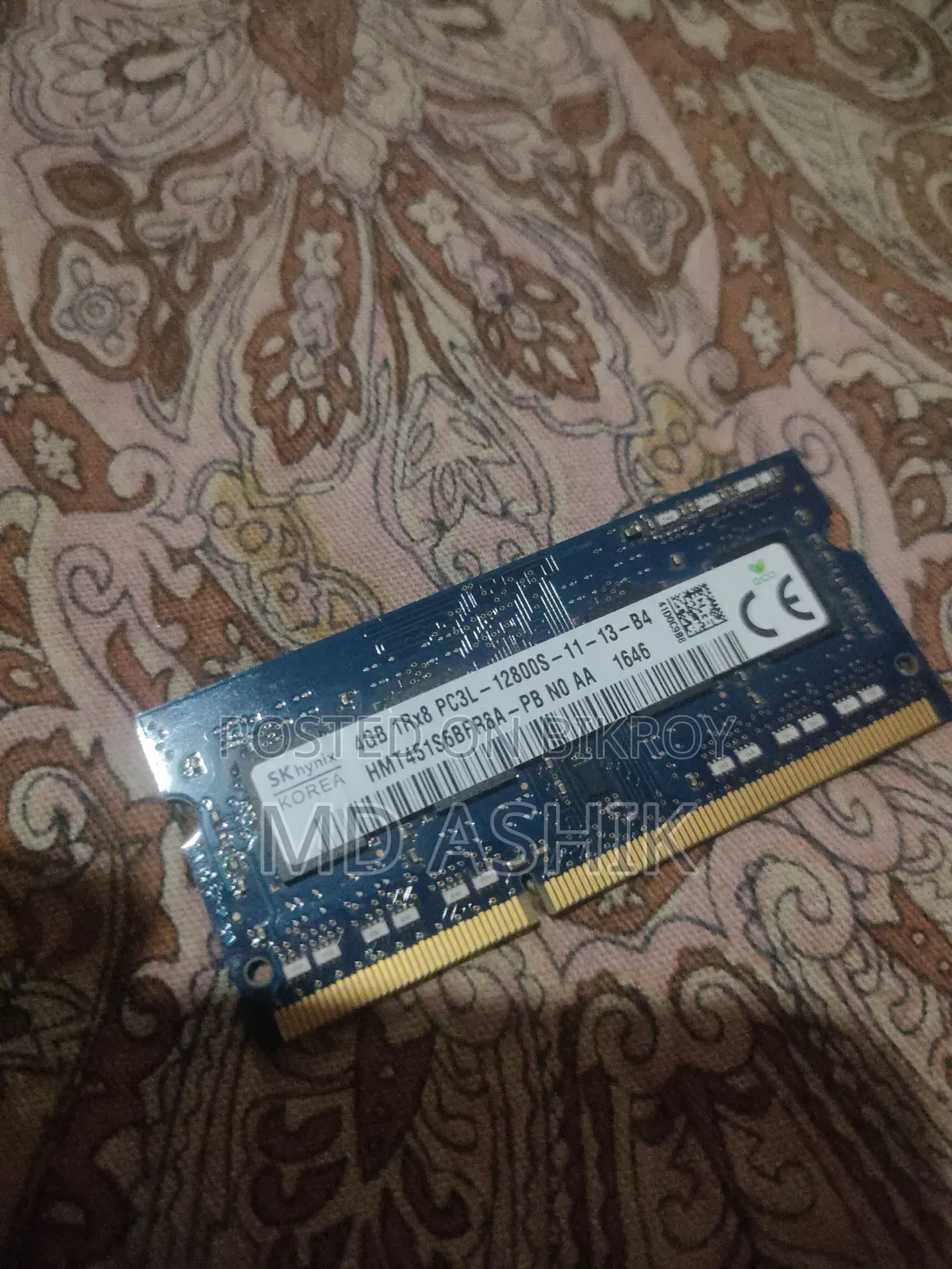 Laptop RAM 4GB DDR3