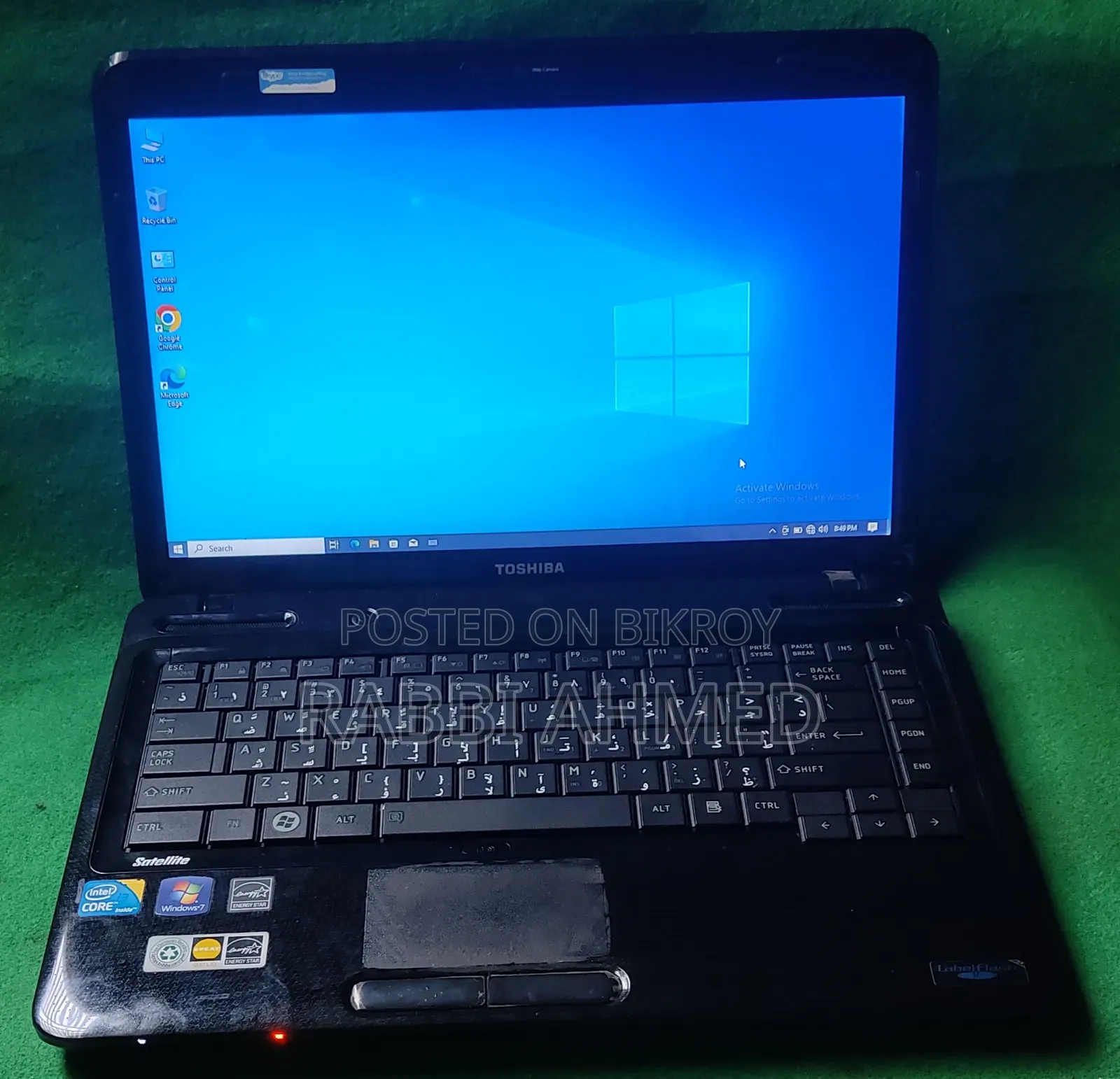 Laptop Toshiba 4GB Intel Core i3 HDD 320GB