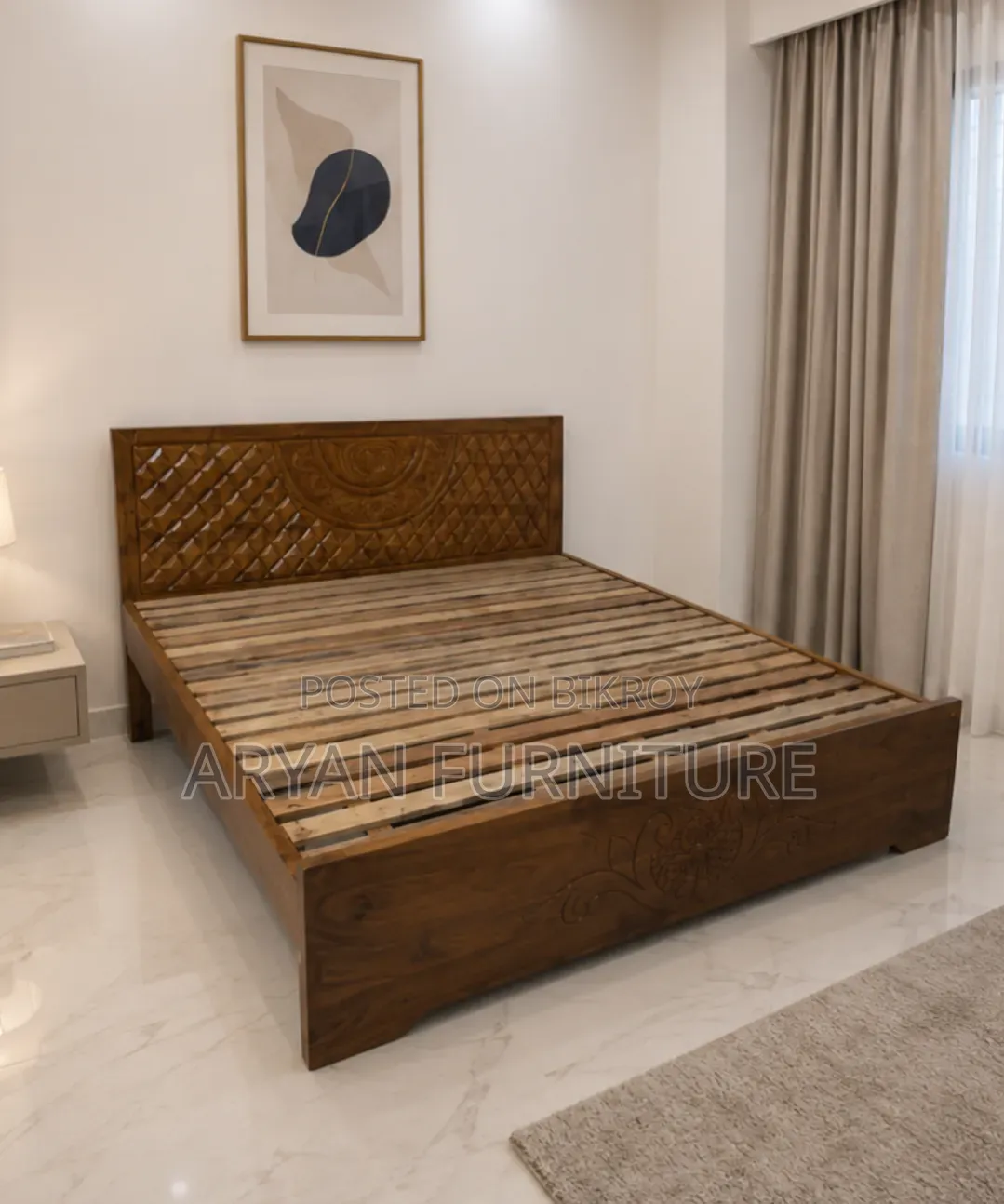 Wooden Bed New Bed Free Delivery for Shop Promotion