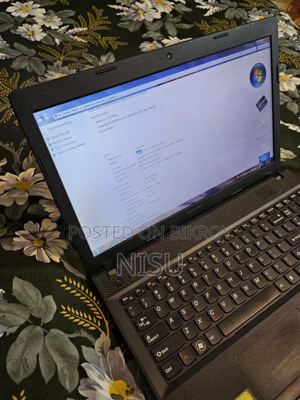 Laptop Lenovo G510 4GB Intel Core i3 HDD 512GB