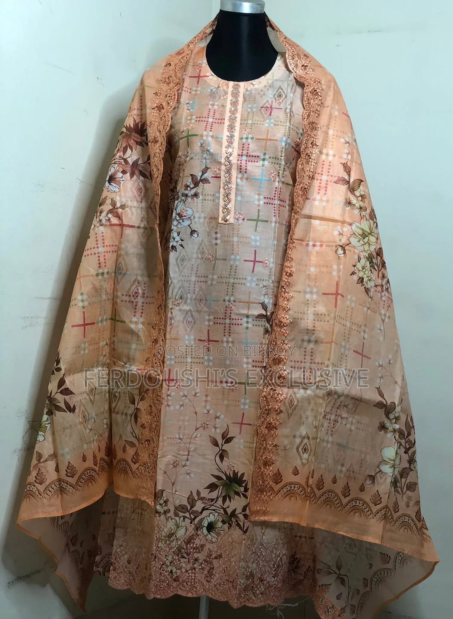 কারচুপি কটন ডিজিটাল প্রিন্ট