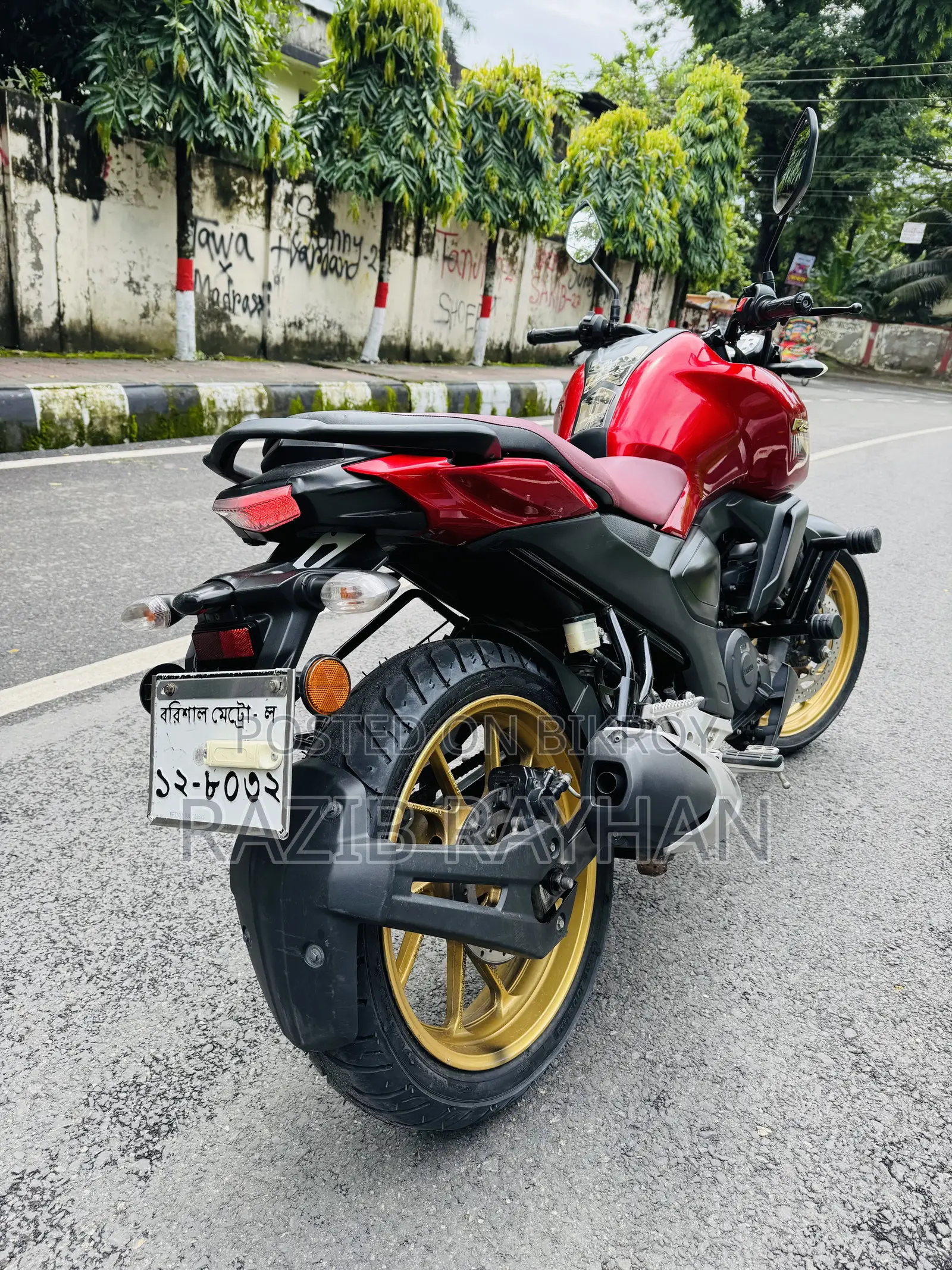 Yamaha FZS V3 ২০২৩ লাল