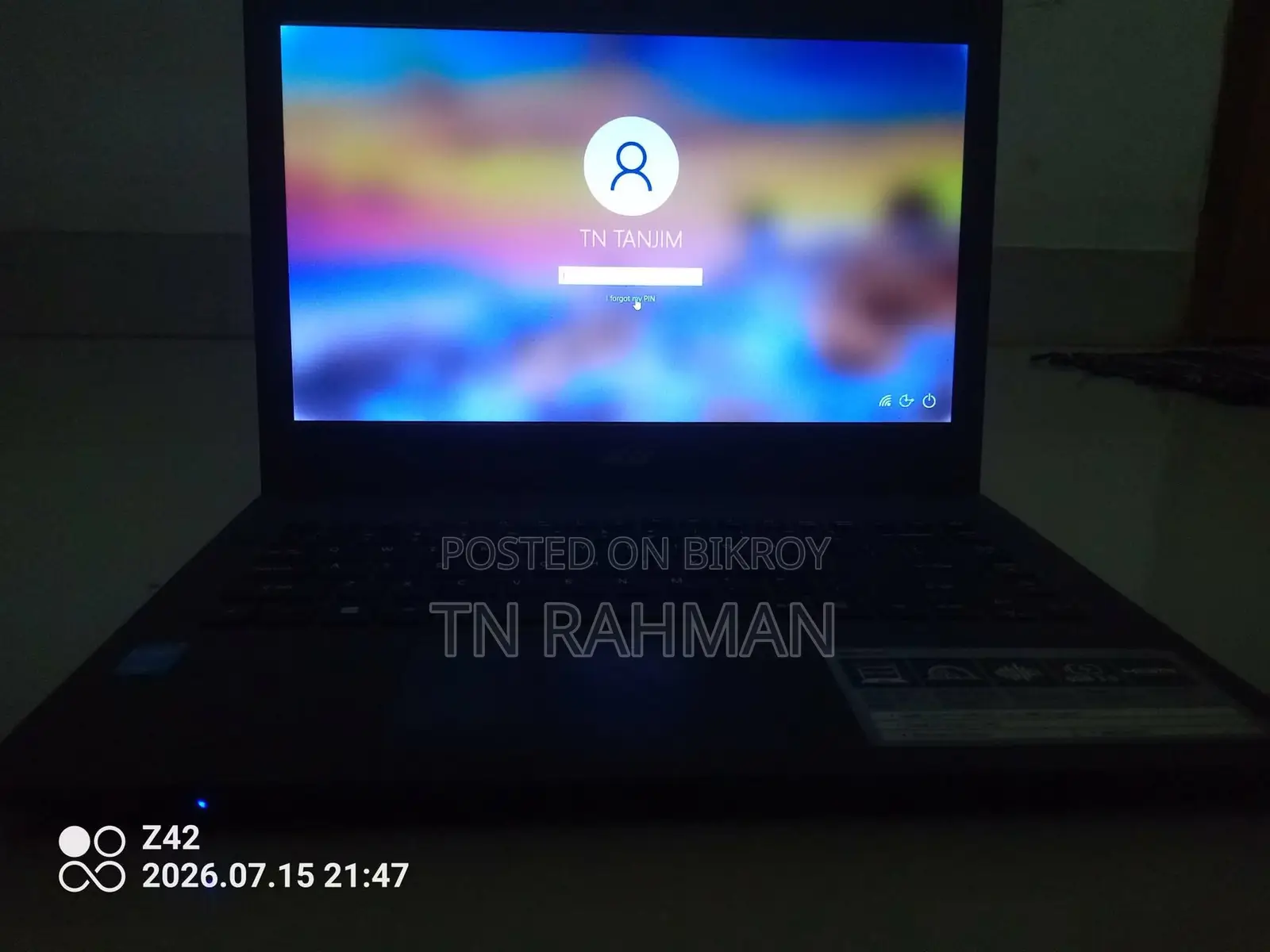 Laptop Acer Aspire E15 4GB Intel Core I3 HDD 500GB
