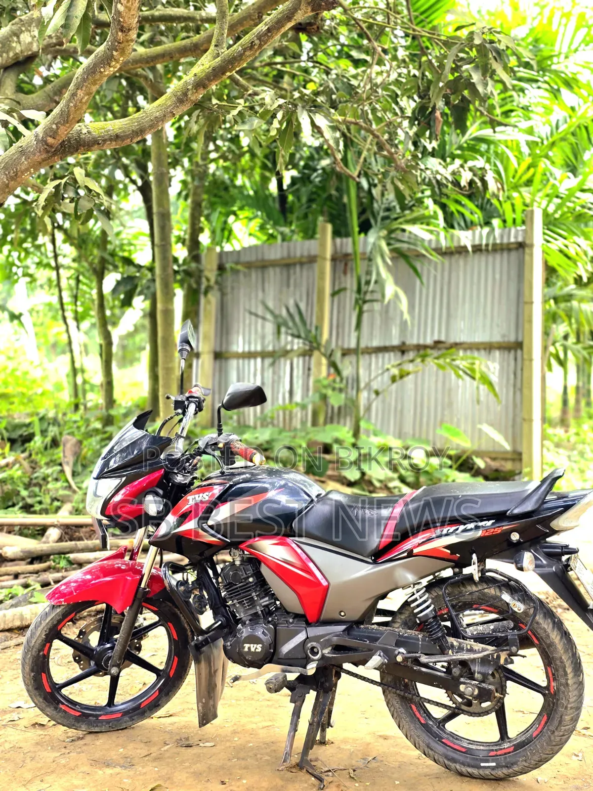 TVS Stryker 125 2023 Red