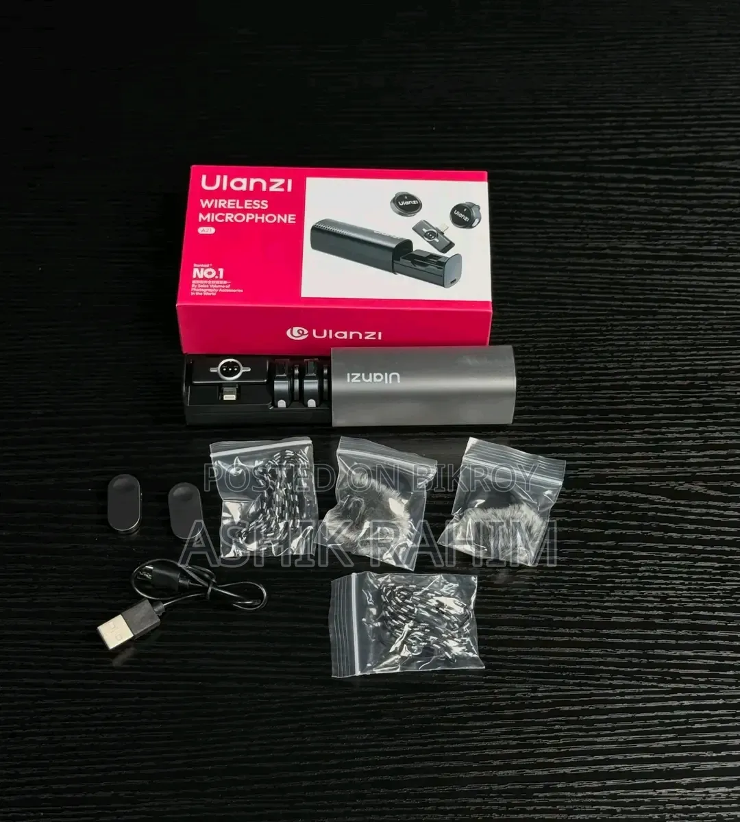 ULANZI A21 Drawer Wireless Microphone