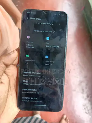 Vivo Y02t 64 GB Gray