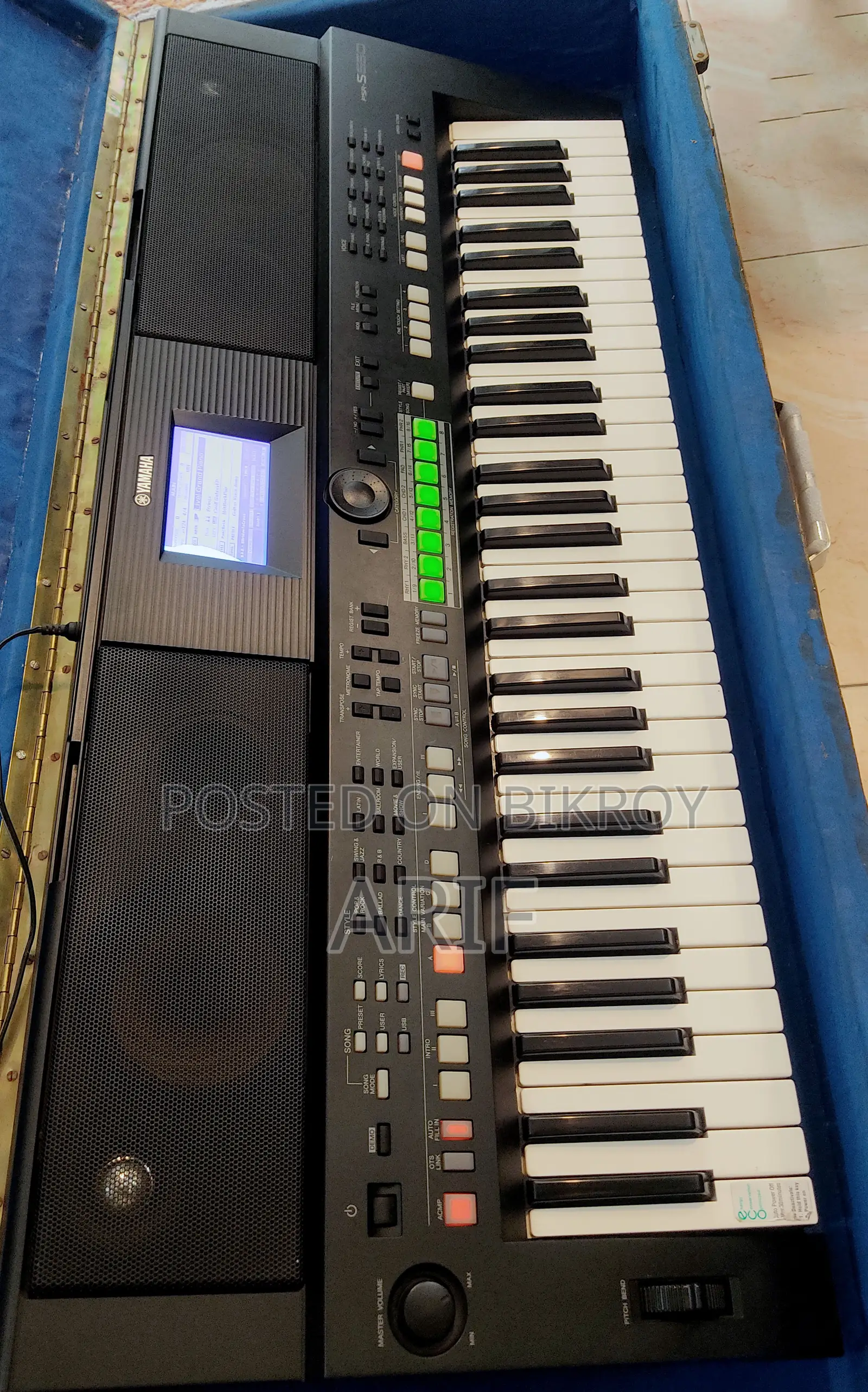 YAMAHA PSR S-650 (Indian Tone) With Hard Case | 61 Keys