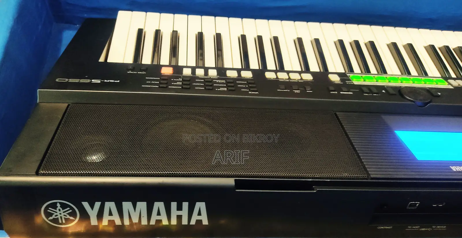 YAMAHA PSR S-650 (Indian Tone) With Hard Case | 61 Keys
