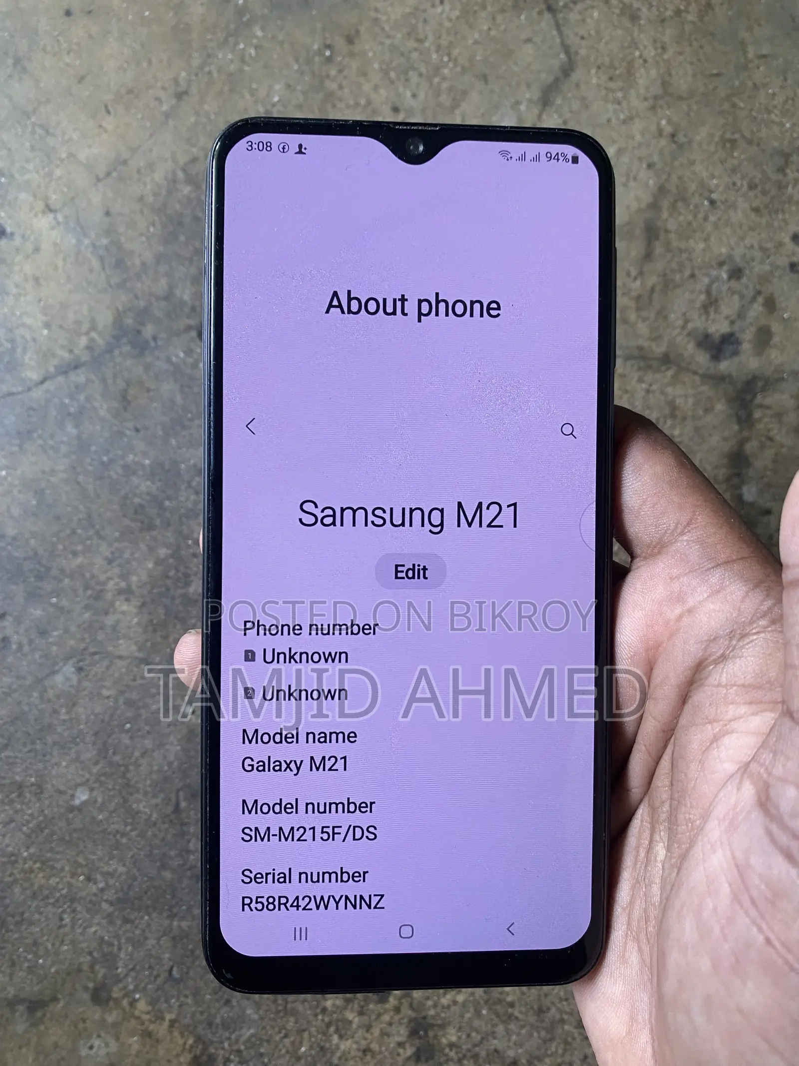 Samsung Galaxy M21 128 GB Black