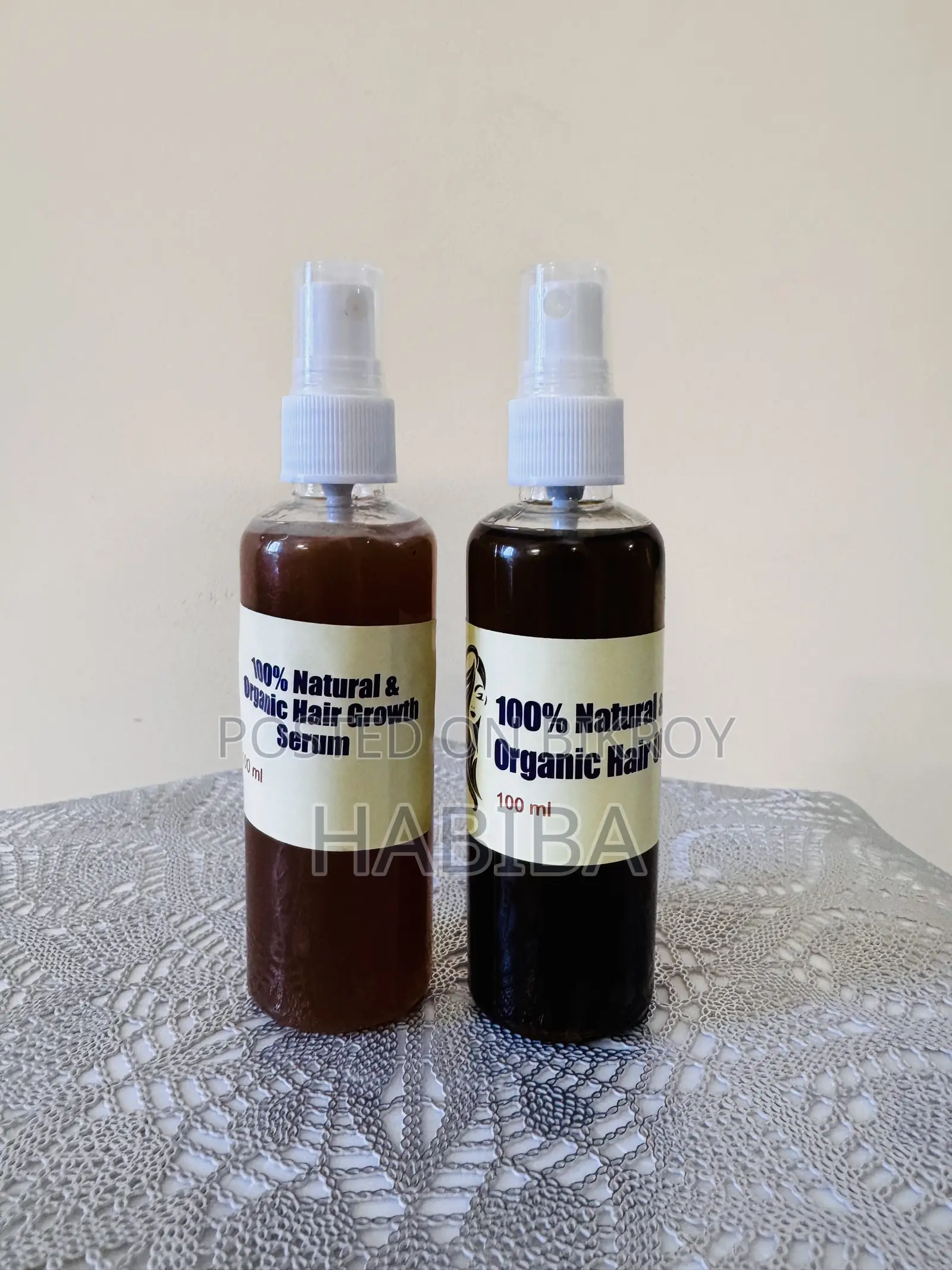 Organic Homemade Hair Oil and Serum