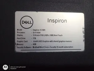 Laptop Dell Inspiron 15 3000 4GB Intel Core i3 HDD 1T