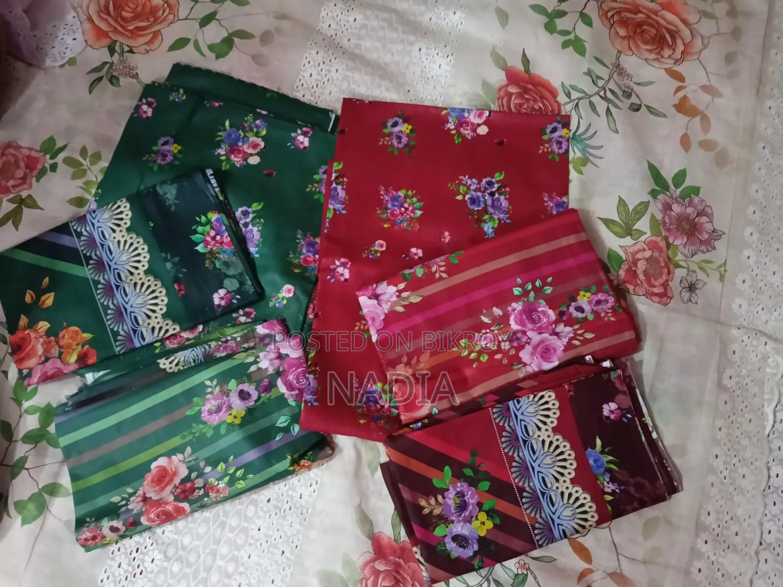 কোকো পিন্টের সুতি থ্রী পিস