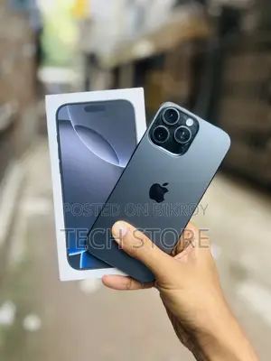 অ্যাপল আইফোন ১৬ প্রো ম্যাক্স ২৫৬ জিবি ব্ল্যাক