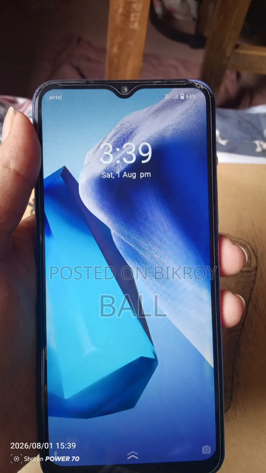 Vivo Y02t 64 GB Blue