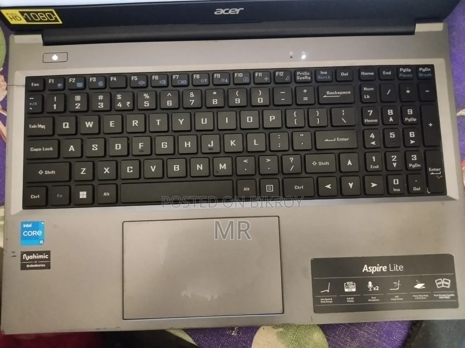 ল্যাপটপ Acer Aspire Lite 15 8GB Intel Core i5 SSD 512GB