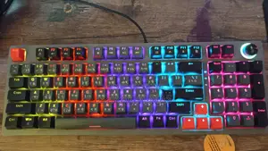Jedel KL 114 Mechanical Keyboard & A4 Tech FSTYLER FK10