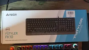 Jedel KL 114 Mechanical Keyboard & A4 Tech FSTYLER FK10
