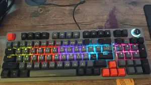 Jedel KL 114 Mechanical Keyboard & A4 Tech FSTYLER FK10