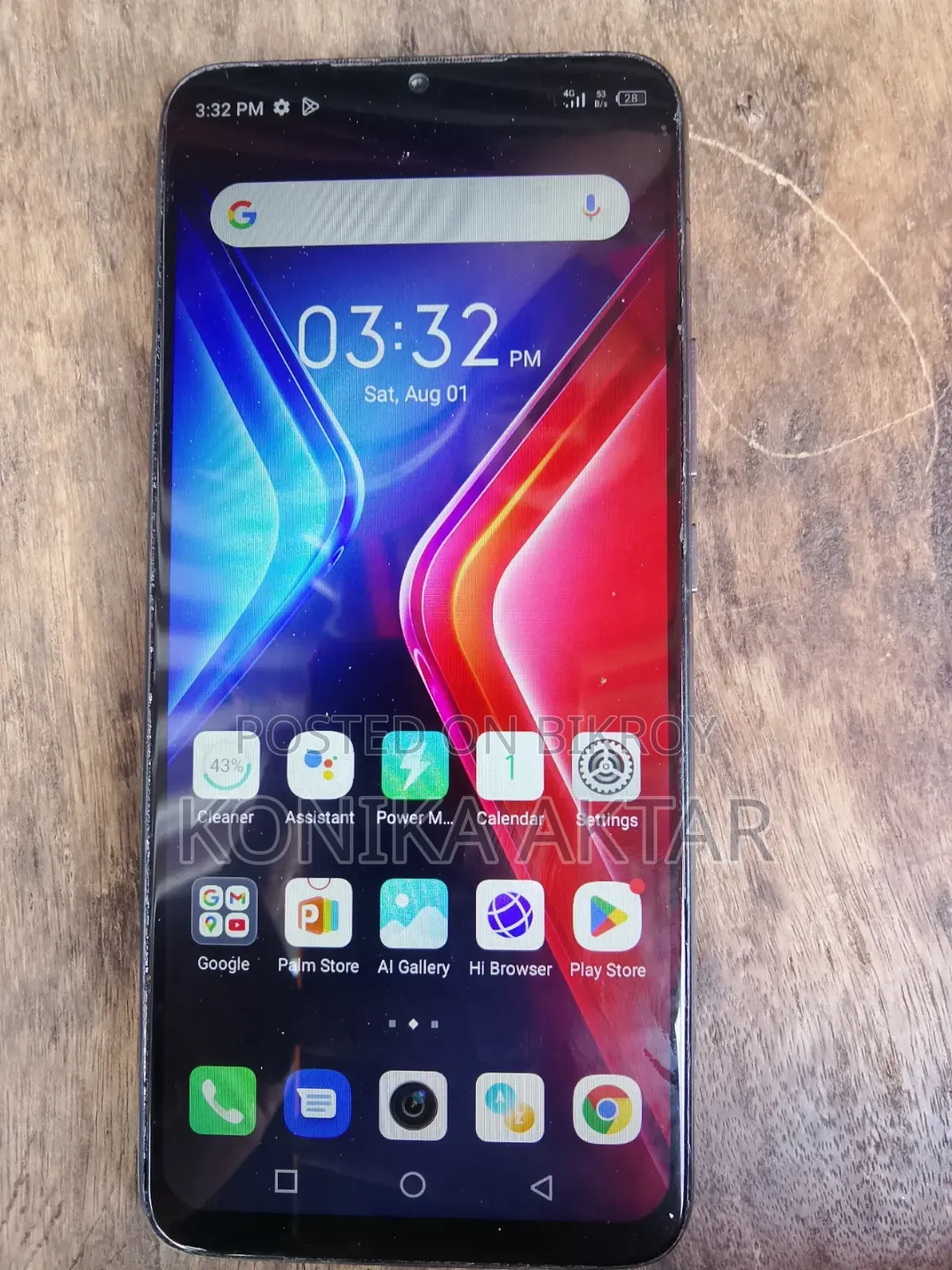 Infinix Hot 10 Play 64 GB Black