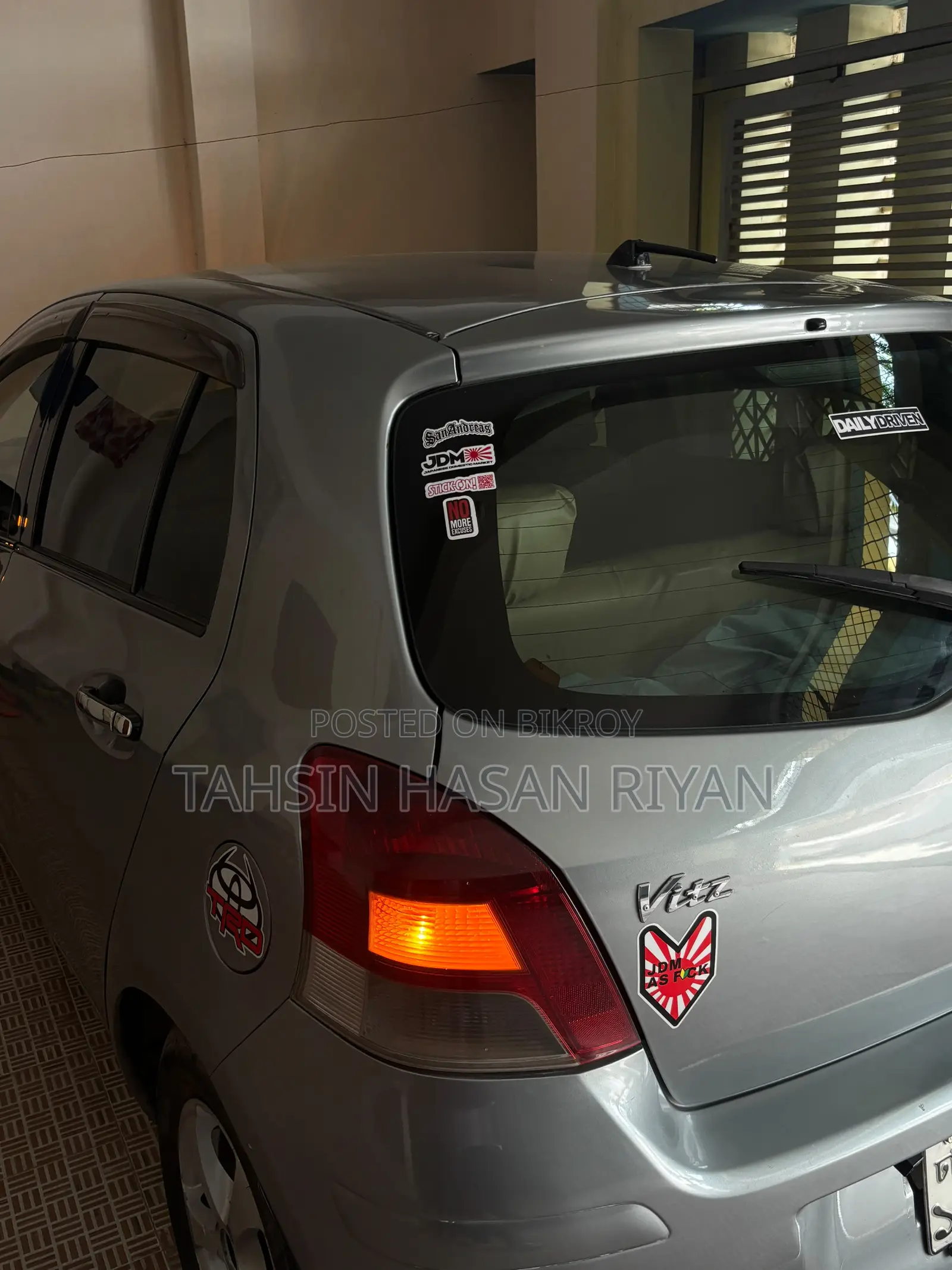 টয়োটা ভিটজ ২০০৮ সিলভার