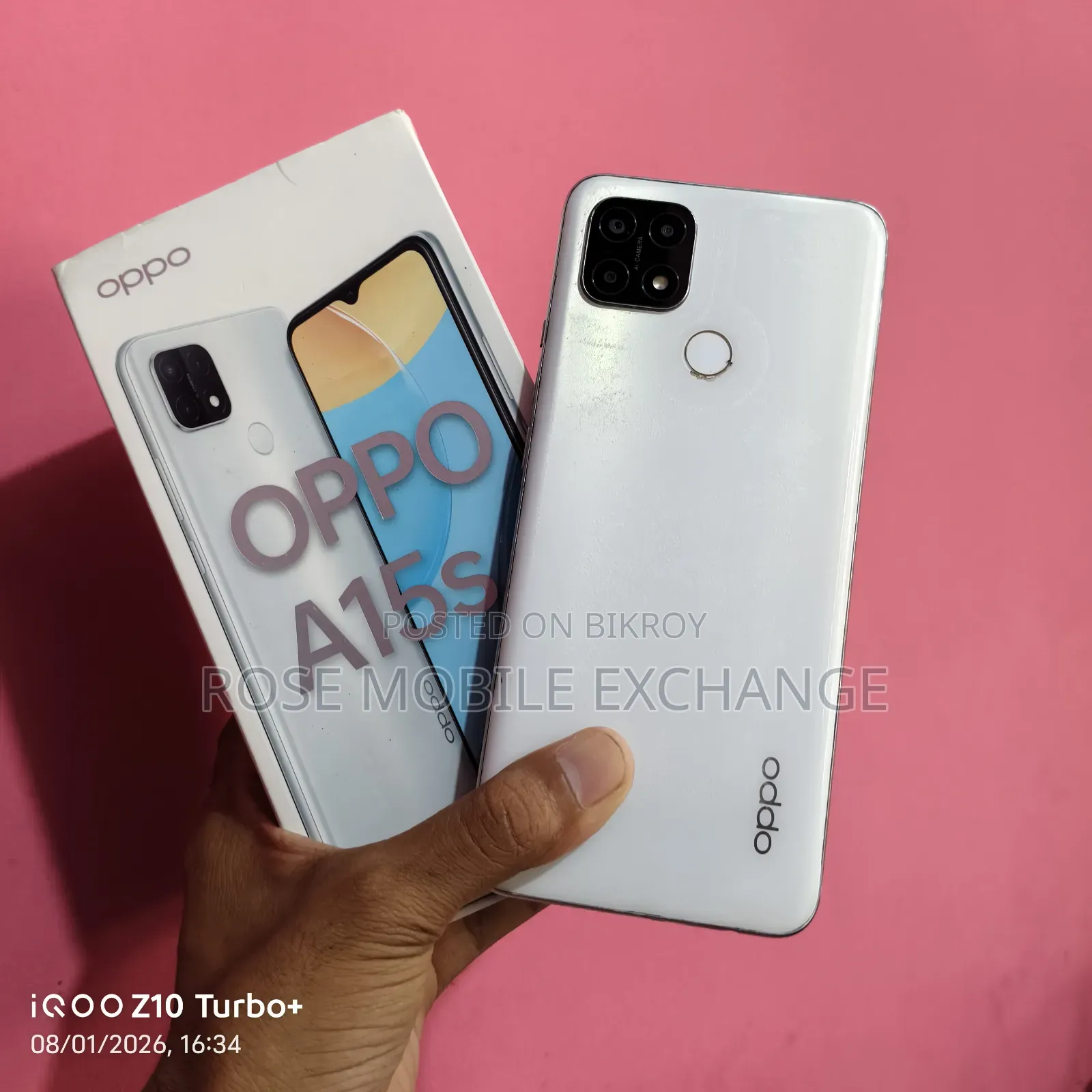 Oppo A15s 64 GB White