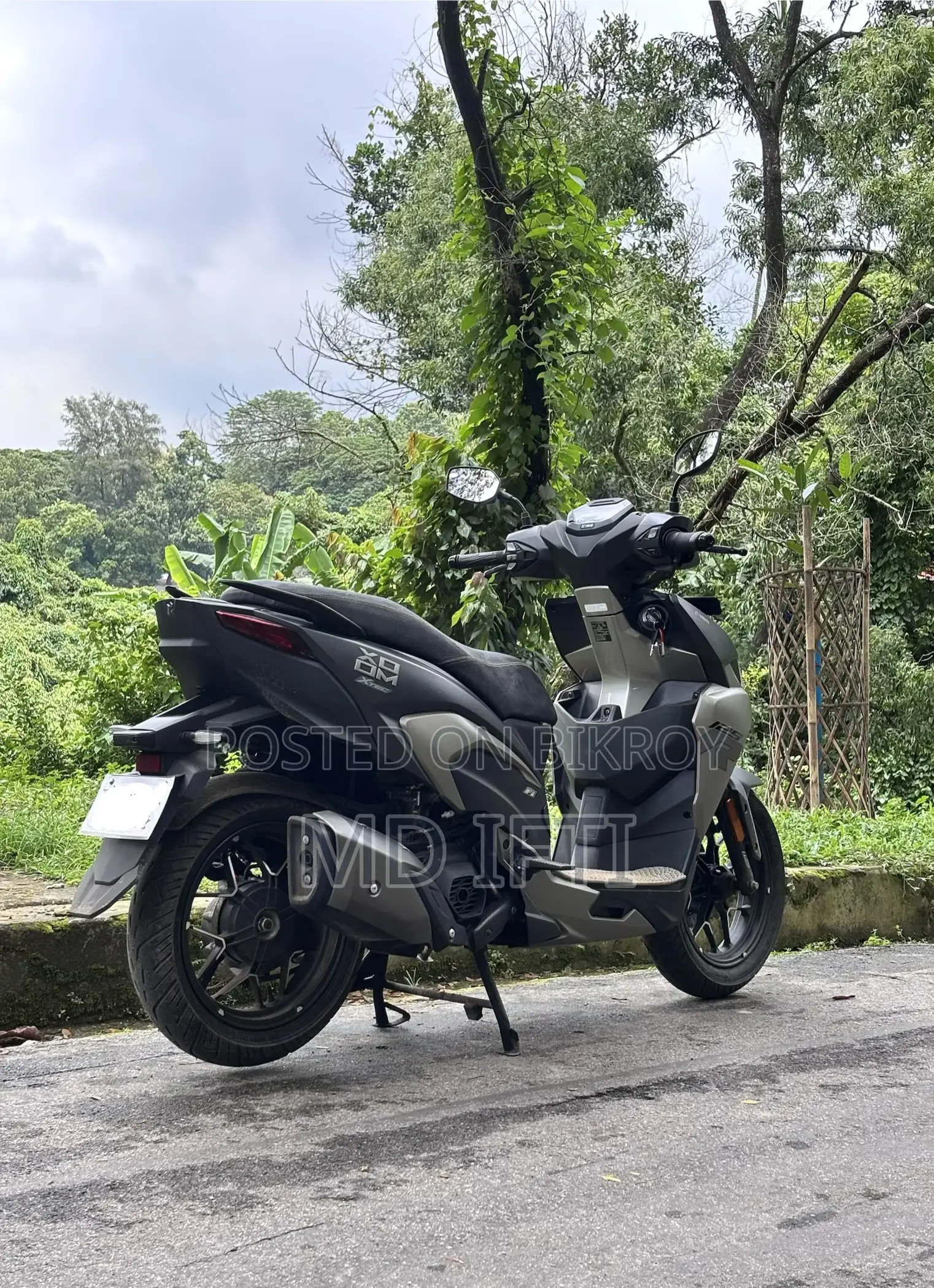 নতুন হিরো জুম ১২৫ ২০২৫ ব্ল্যাক