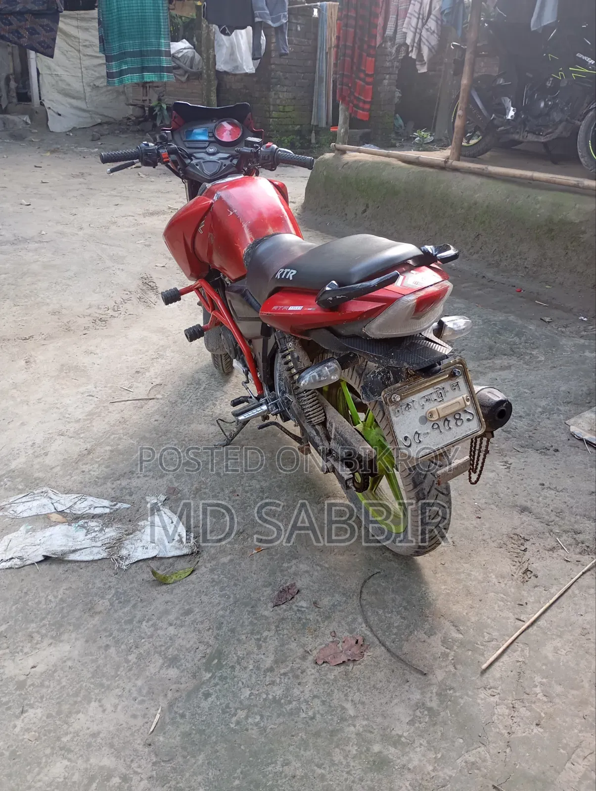 TVS Apache RTR 160 2V 2018 Red