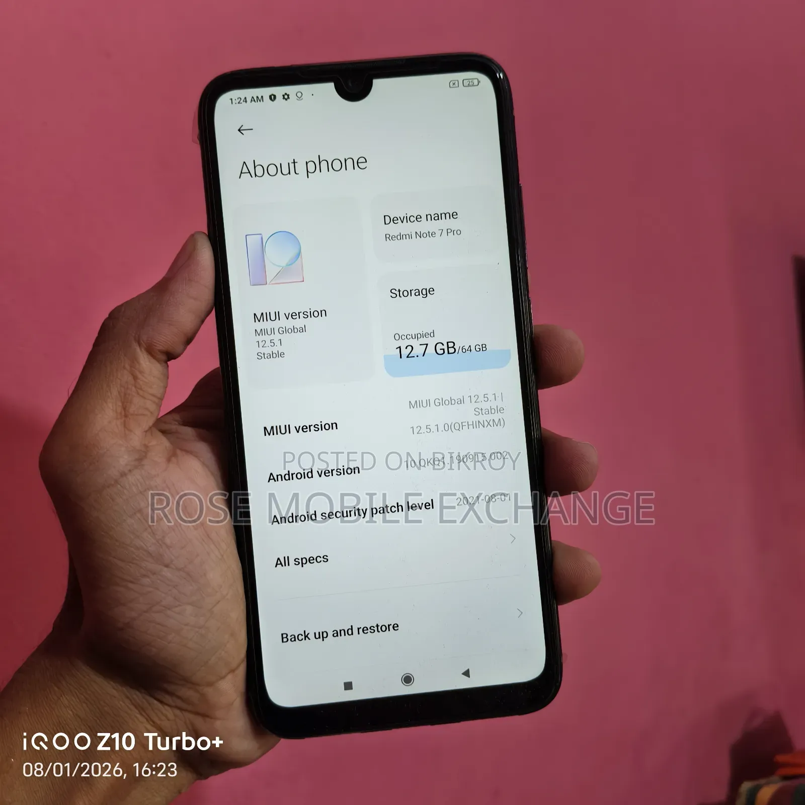 Xiaomi Redmi Note 7 Pro 64 GB Black