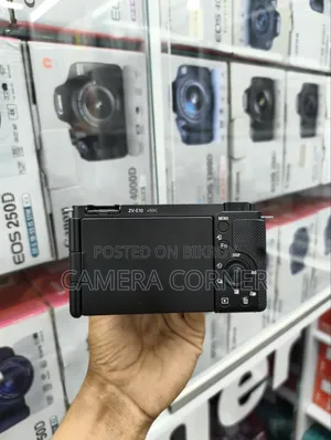 Sony Zv10 Camera With Sigma 30mm 1.4 Lens