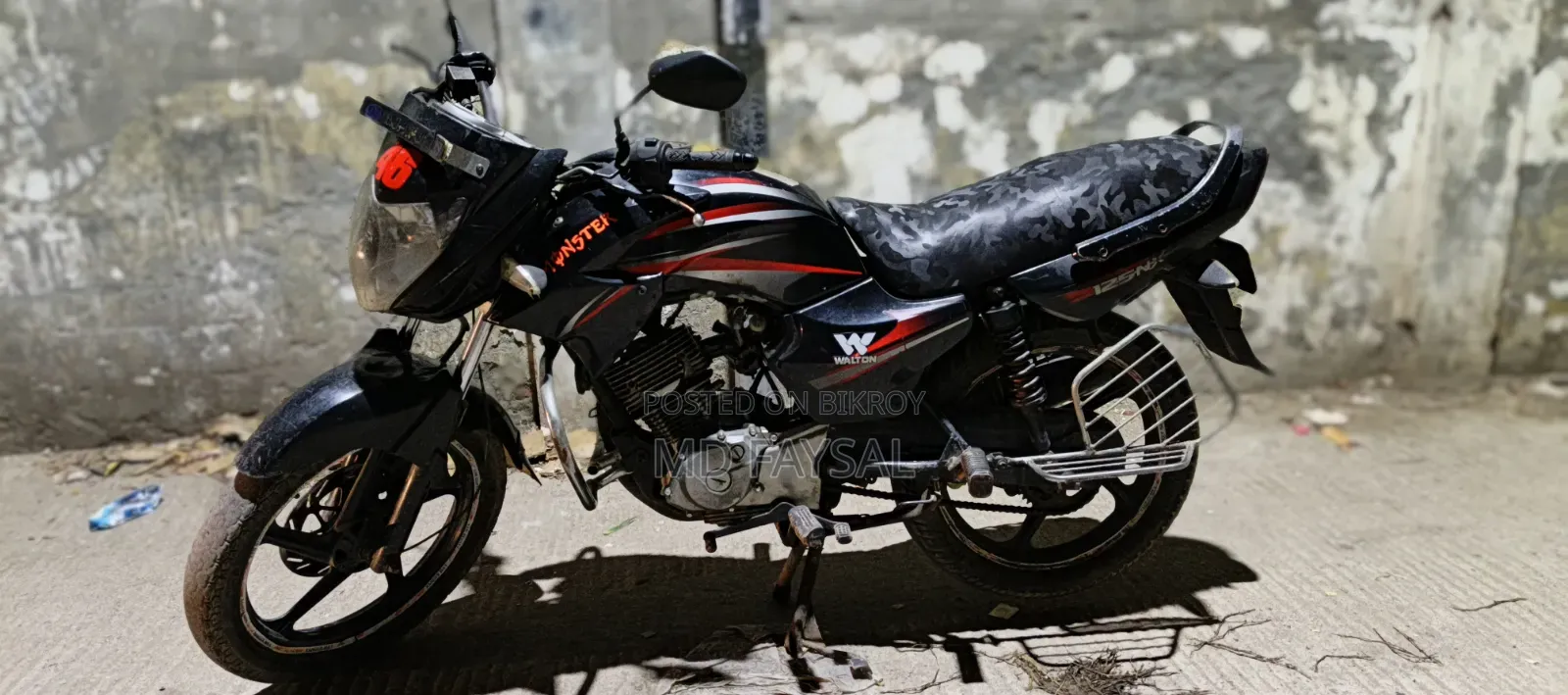 ওয়ালটন ফিউশন ১২৫ এনএক্স ২০১৫ কালো