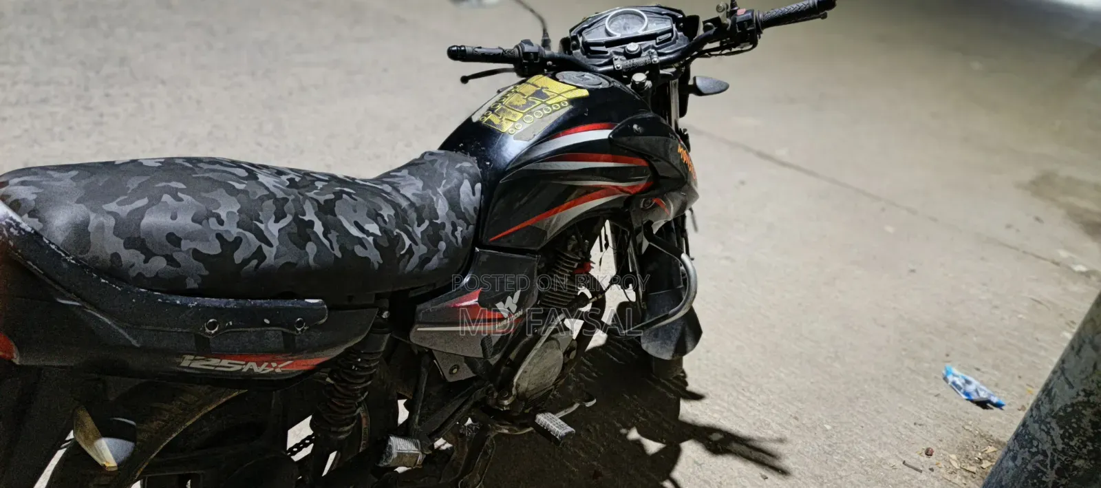 ওয়ালটন ফিউশন ১২৫ এনএক্স ২০১৫ কালো