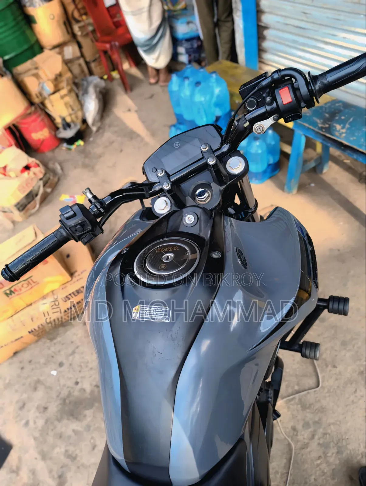 নিউ ইয়ামাহা এফজেডএস ভি৩ ২০২৩ গ্রে